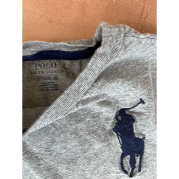 Polo by Ralph Lauren Big Pony t-shirt, gray, size small (8), cotton - Picture 16 of 16